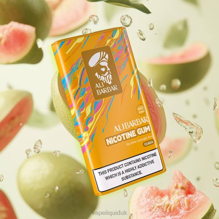 Vape UK - Alibarbar Nicotine Gum Guava LJXZ100