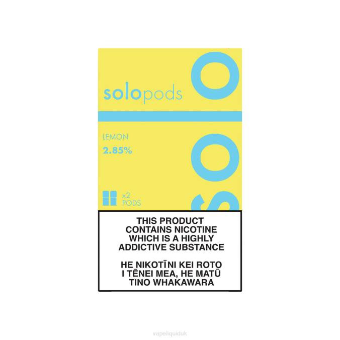 Vape Juice - Solo Replacement Pod 2-Pack B08B55 Lemon