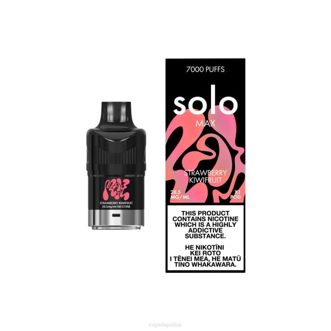 Vape Liquid - Solo MAX Pod B08B74 Strawberry Kiwifruit
