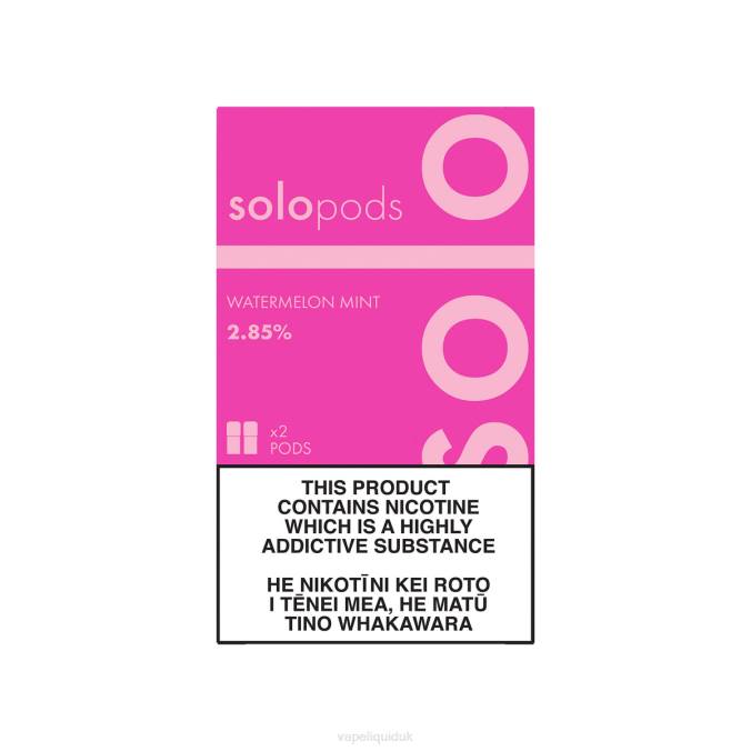 Vape UK - Solo Replacement Pod 2-Pack B08B61 Watermelon Mint