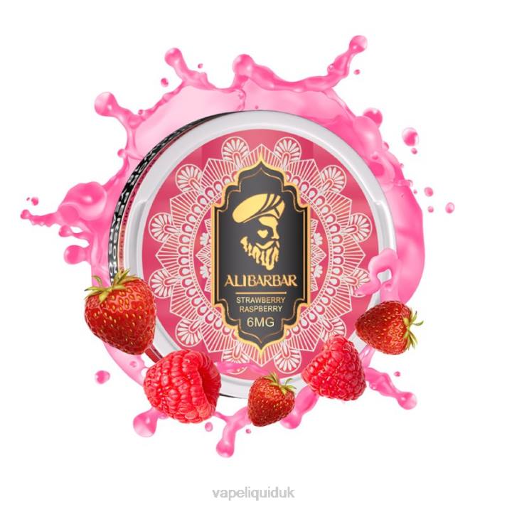 Vape Juice - Alibarbar Nicotine Pouches Strawberry Raspberry LJXZ92