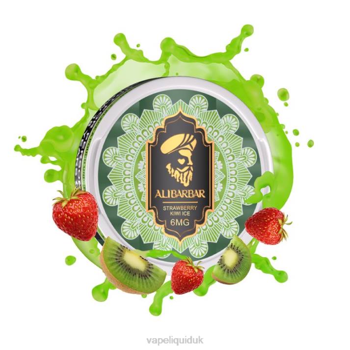 Vape UK - Alibarbar Nicotine Pouches Strawberry Kiwi Ice LJXZ91