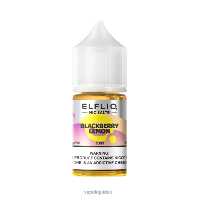 BLACKBERRY LEMON 8T8BT8 ELFBAR ELFLIQ nic salt 30ml