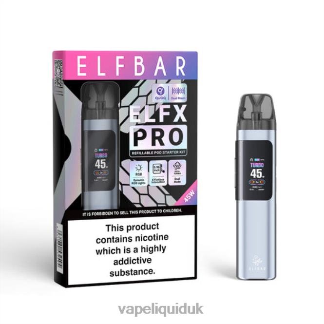 Black 8T8BT5 ELFBAR ELFX Pro Open Pod Device