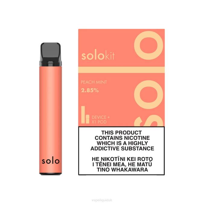 Vape Flavors UK - Solo Pod Kit B08B44 Peach Mint