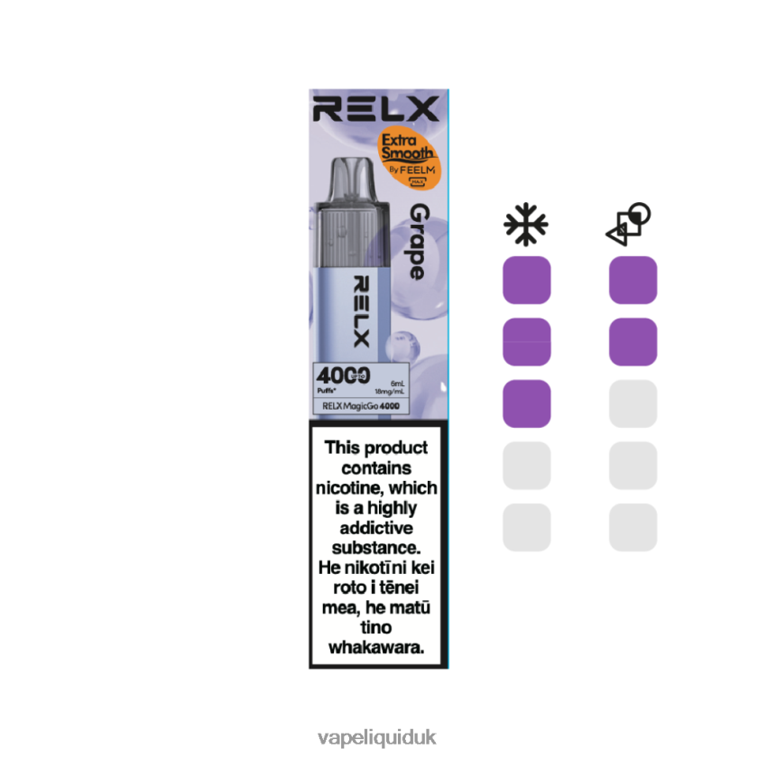 Vape Liquid - RELX MagicGo 4000 Disposable Vape Grape X06DD06