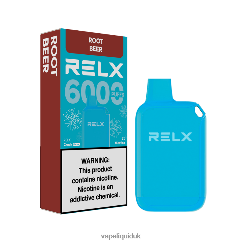 Vape Flavors UK - RELX Crush Pocket 6000 Icy Root Beer X06DD020