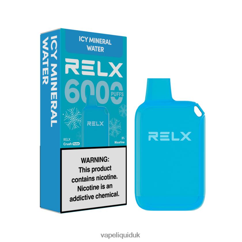 Vape Juice - RELX Crush Pocket 6000 Icy Icy Mineral Water X06DD023