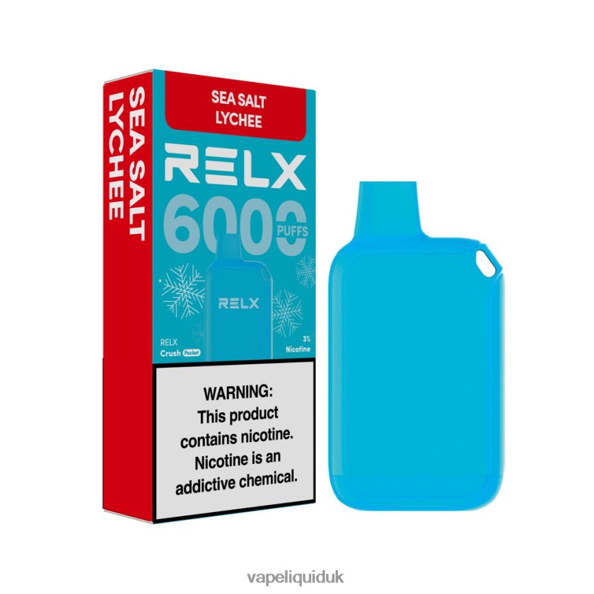 Vape Liquid - RELX Crush Pocket 6000 Icy Sea Salt Lychee X06DD014