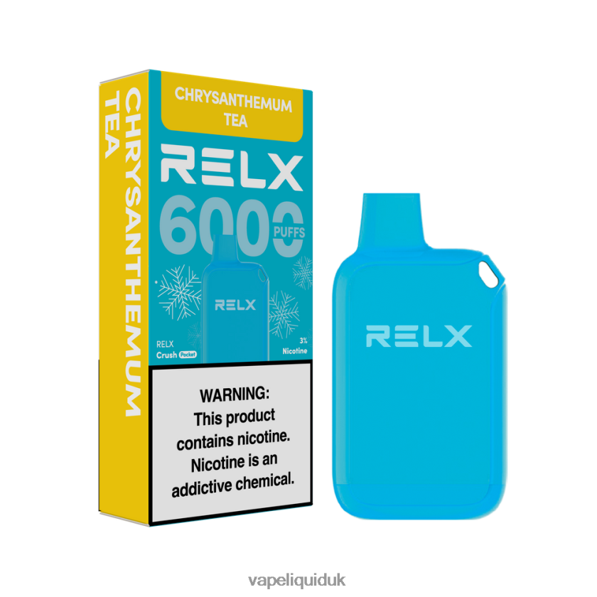 Vape UK - RELX Crush Pocket 6000 Icy Chrysanthemum Tea X06DD021