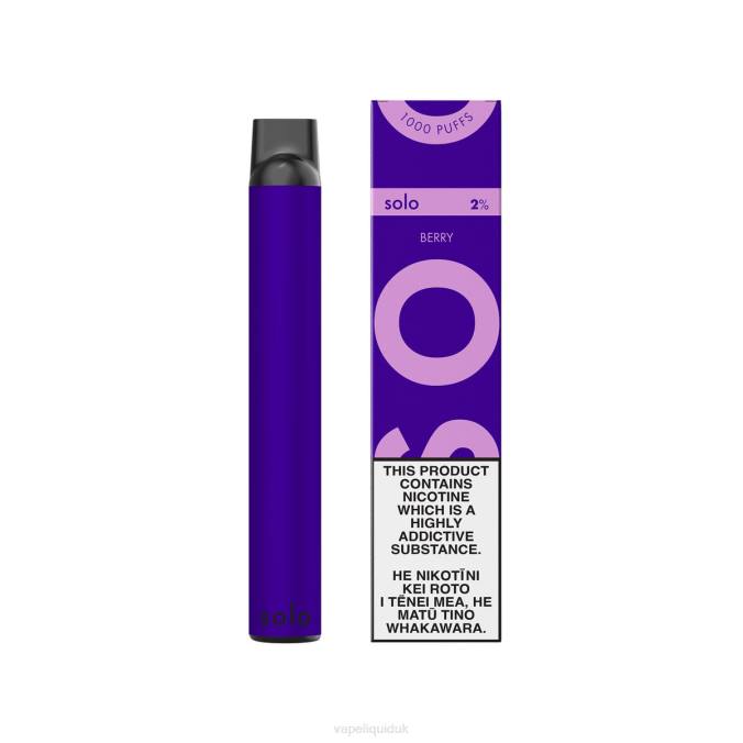 Vape Flavors UK - Solo Disposable Vape B08B16 Berry