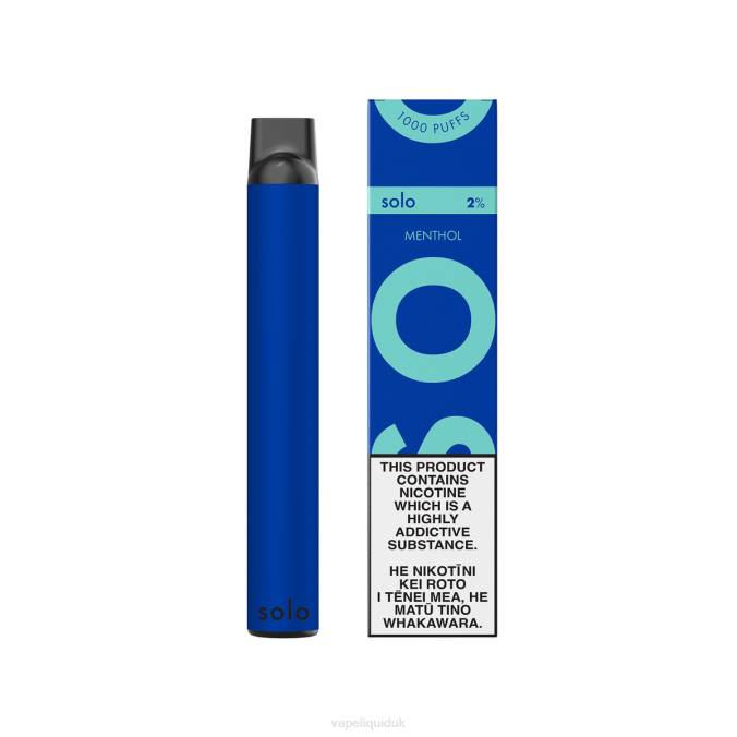 Vape Flavors UK - Solo Disposable Vape B08B8 Menthol