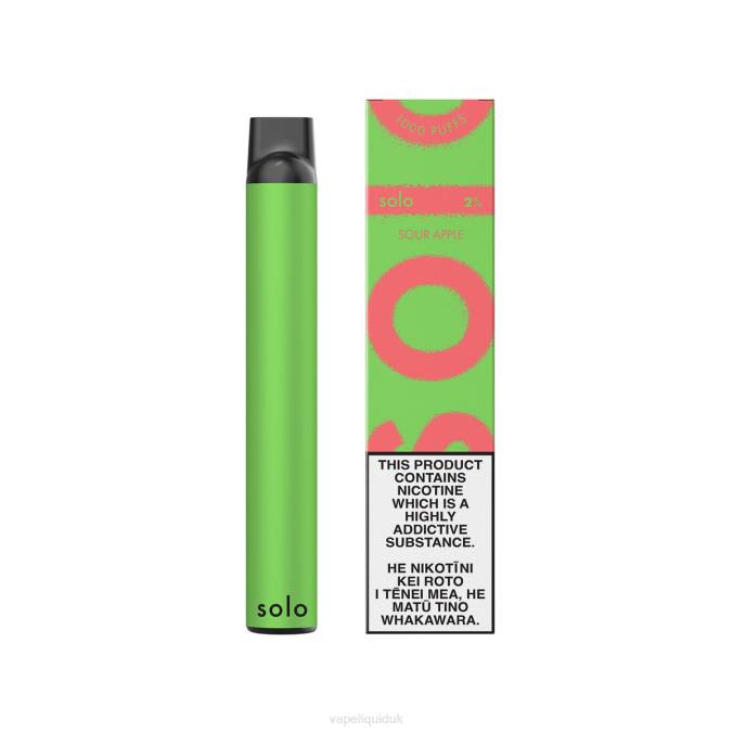 Vape UK - Solo Disposable Vape B08B5 Sour Apple