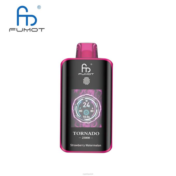 Vape Flavors UK - Strawberry Watermelon Fumot Tornado 25000 Disposable Vape 8LH616