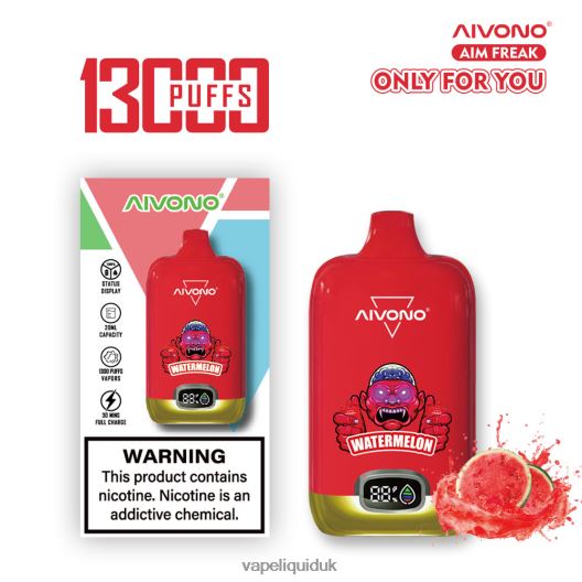 Vape Flavors UK - Aivono AIM FREAK 13000 Watermelon 00N8Z2244