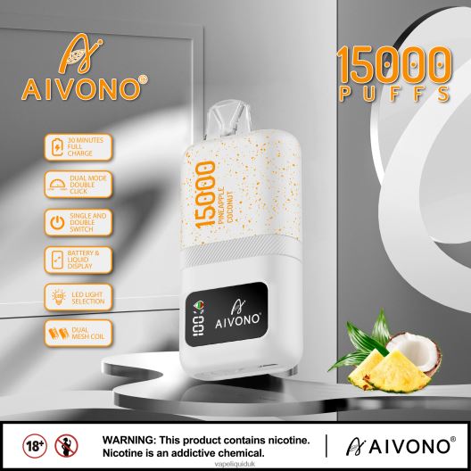 Vape Flavors UK - Aivono AIM magic 15000 Pineapple Coconut 00N8Z272