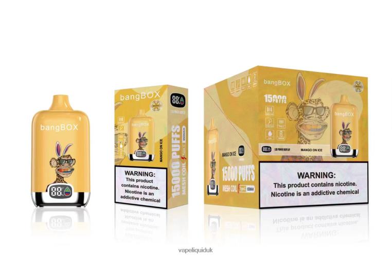 Vape Flavors UK - Bang Box 15000 Puffs Mango On Ice RFJZP48