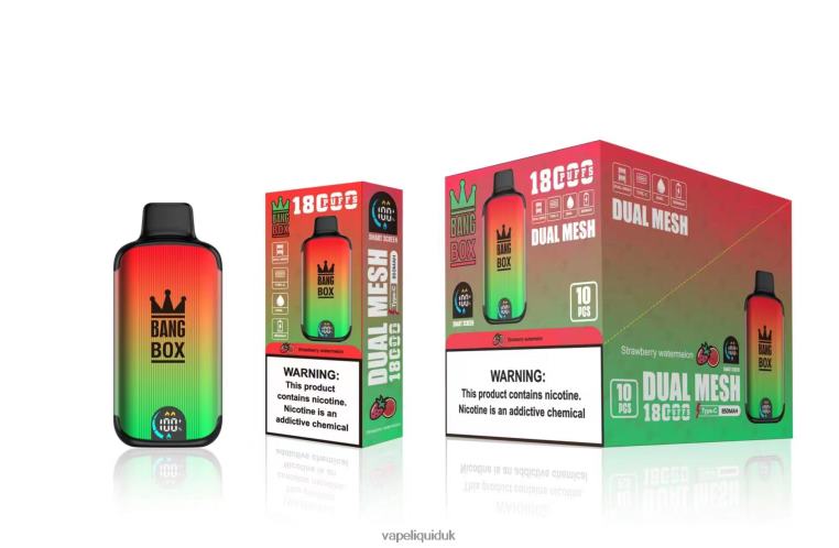 Vape Flavors UK - Bang Box 18000 puffs Strawberry Watermelon RFJZP88