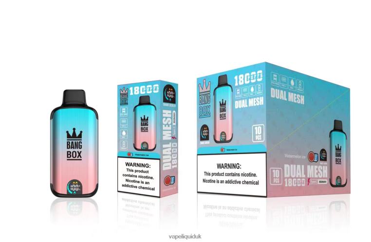 Vape Flavors UK - Bang Box 18000 puffs Watermelon Ice RFJZP96
