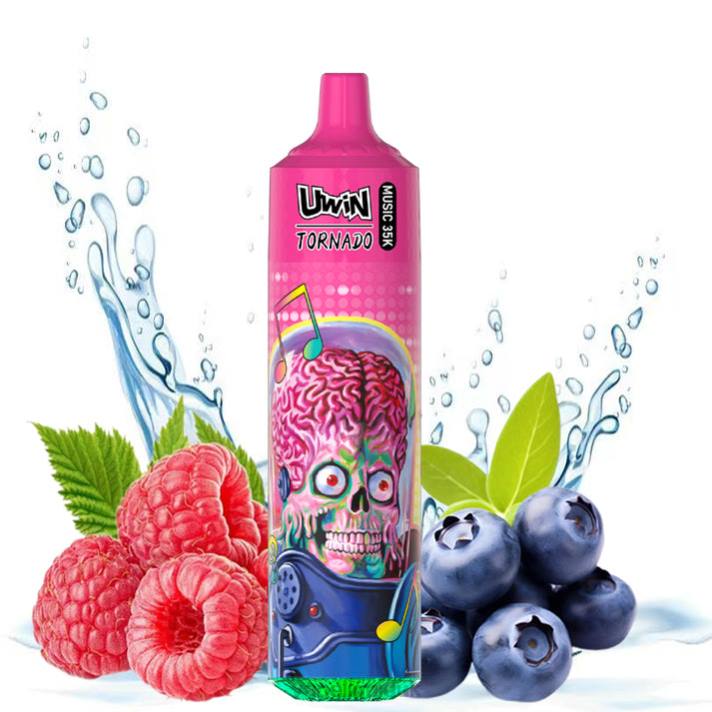 Vape Flavors UK - Blueberry Raspberry UWIN CRYSTAL 35K DISPOSABLE VAPE 2LLR16