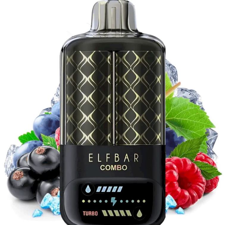 Vape Flavors UK - Elf Bar Combo 25000 Blackcurrant Raspberry & Grape 2DF8Z8