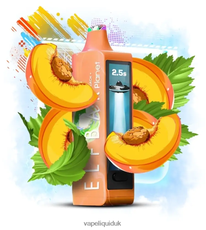 Vape Flavors UK - Elf Bar Planet 25000 Peach 2DF8Z24
