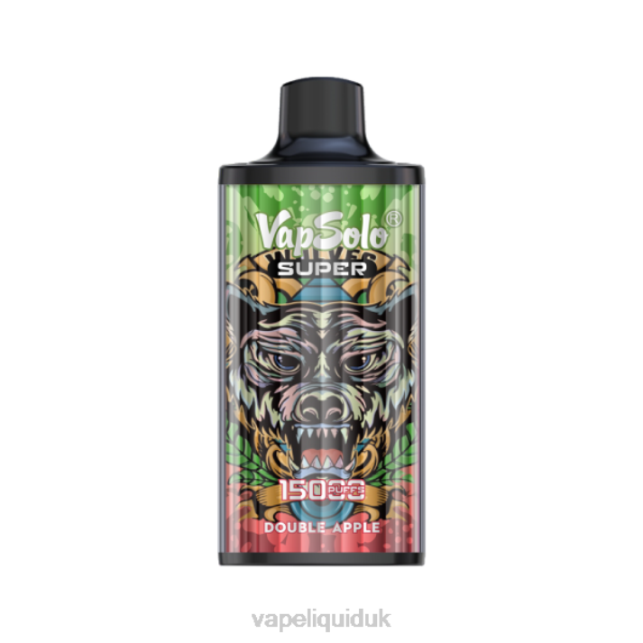 Vape Flavors UK - Vapsolo SUPER Disposable Vape Double Apple LJXZ129