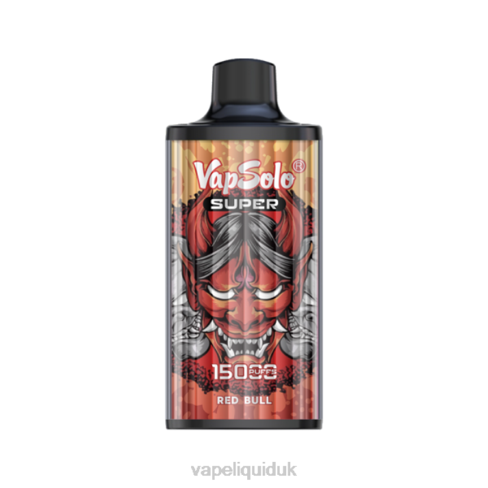 Vape Flavors UK - Vapsolo SUPER Disposable Vape Red Bull LJXZ132