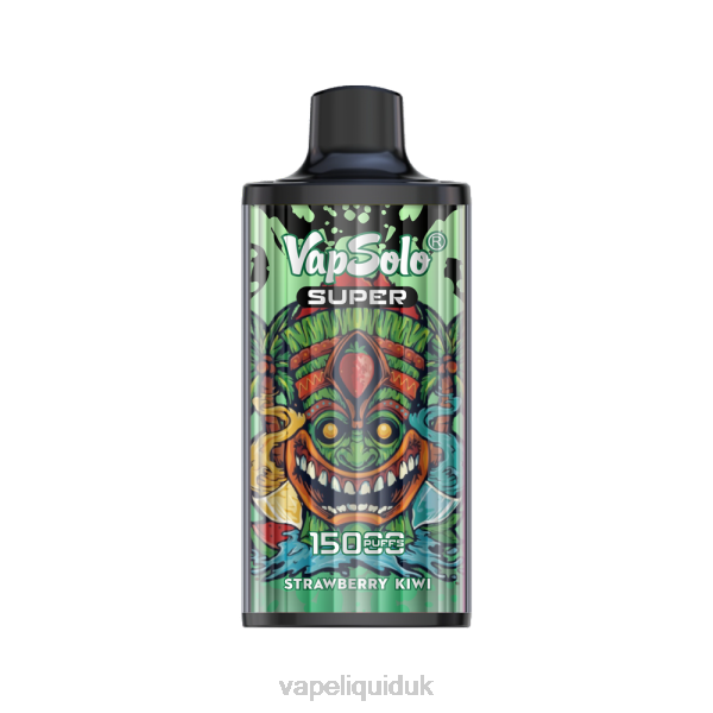 Vape Flavors UK - Vapsolo SUPER Disposable Vape Strawberry Kiwi LJXZ135