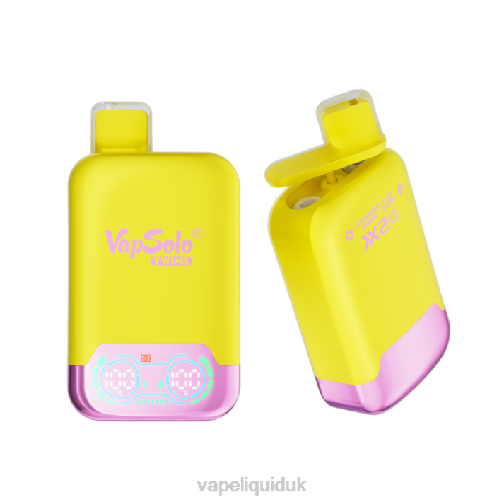 Vape Flavors UK - Vapsolo TWINS Disposable Vape Strawberry Banana & Fizzy Cherry LJXZ144