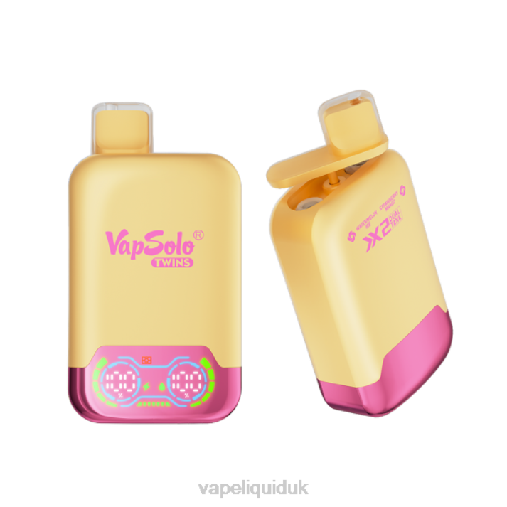 Vape Flavors UK - Vapsolo TWINS Disposable Vape Watermelon Ice & Strawberry Mango LJXZ147