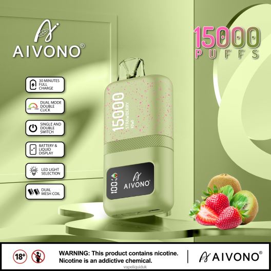 Vape Juice - Aivono AIM magic 15000 Strawberry Kiwi 00N8Z263