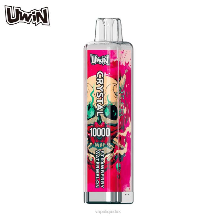 Vape Juice - Strawberry Watermelon UWIN CRYSTAL 10000 DISPOSABLE VAPE 2LLR3