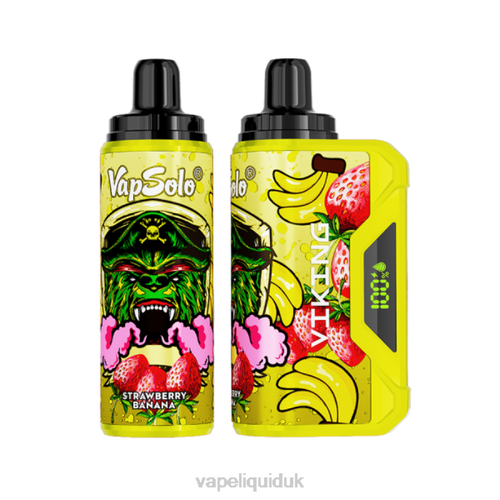 Vape Juice - Vapsolo VIKING Disposable Vape Strawberry Banana LJXZ155