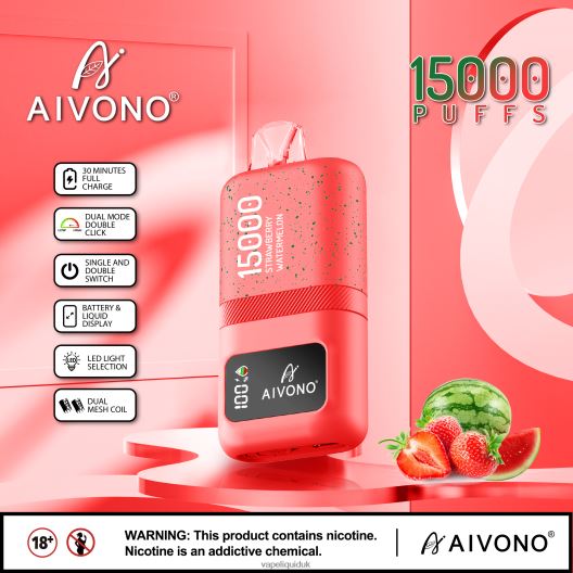 Vape Liquid - Aivono AIM magic 15000 Strawberry Watermelon 00N8Z258