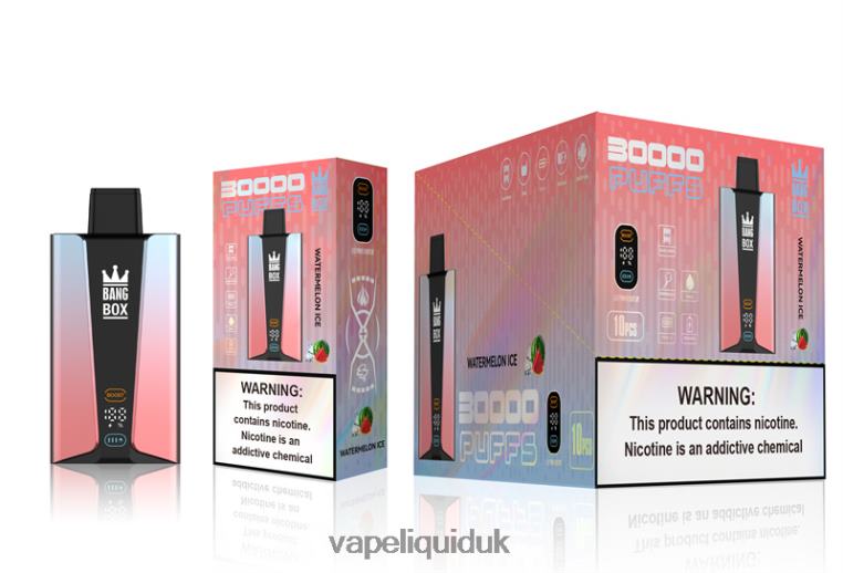 Vape Liquid - Bang Box 30000 Puffs Smart Screen Watermelon Ice RFJZP86