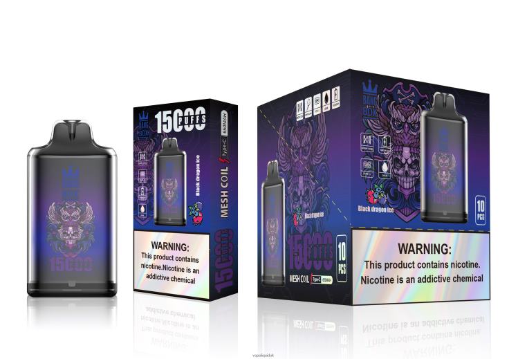 Vape Liquid - Bang Box S1-15000 Puffs Black Dragon Ice RFJZP110