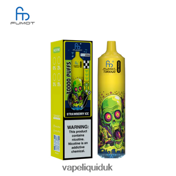 Vape Liquid - Fumot Tornado 30K Music Strawberry Ice XTTNV226