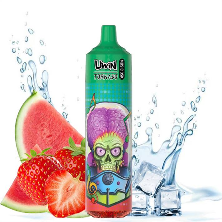 Vape Liquid - Strawberry Watermelon UWIN CRYSTAL 35K DISPOSABLE VAPE 2LLR18