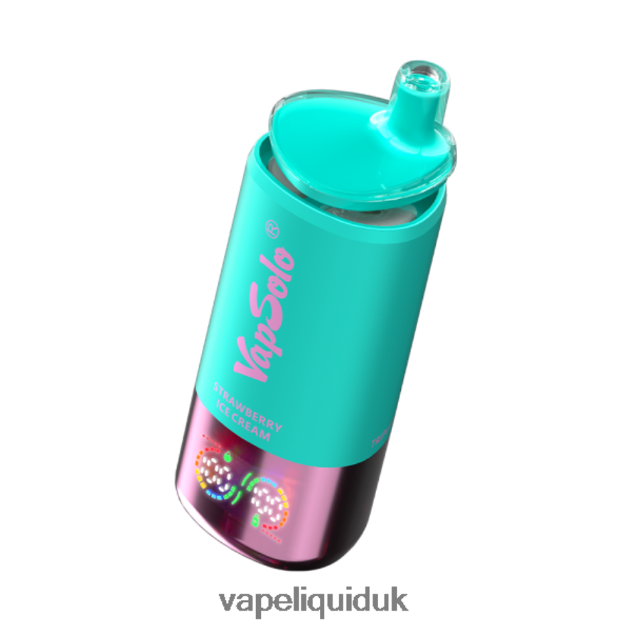 Vape Liquid - Watermelon Ice & Strawberry Ice & Triple Melon VapSolo Triple 30000 Puffs 0HBXX010