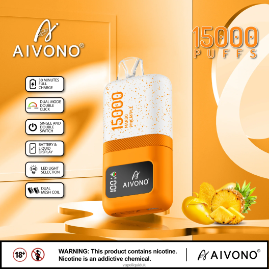Vape UK - Aivono AIM magic 15000 Mango Pineapple 00N8Z269