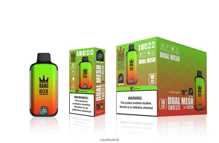 Vape UK - Bang Box 18000 puffs Double Apple RFJZP93