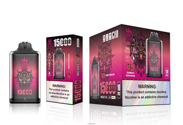 Vape UK - Bang Box S1-15000 Puffs Raspberry Watermelon RFJZP105