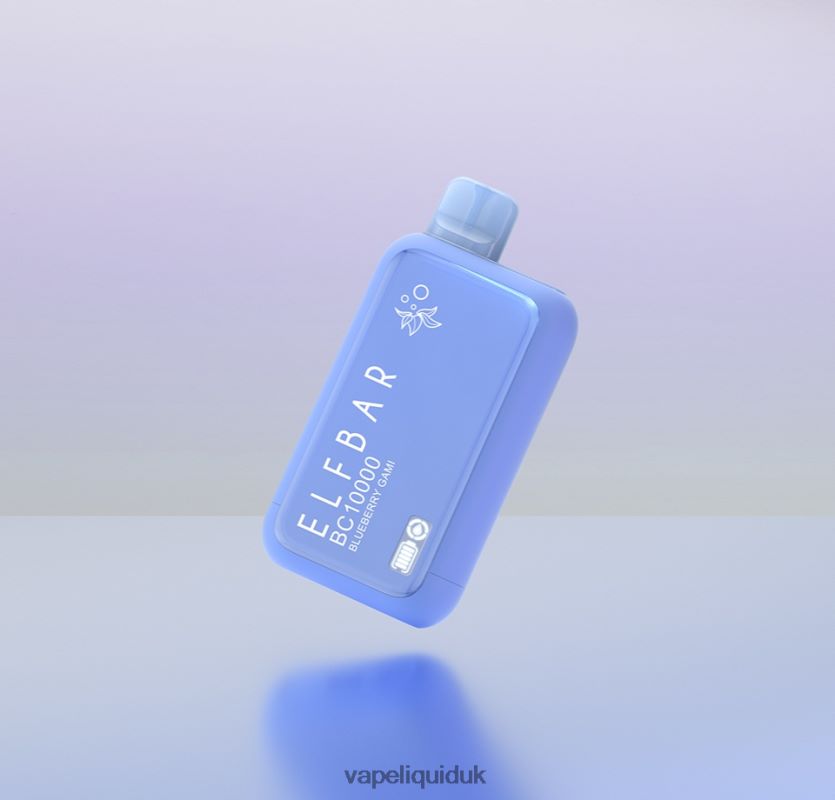 Vape UK - ELFBAR BC10000 Disposable Vape Dinmol Edition Blueberry Gami 280ZBJ13