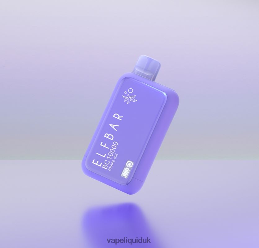 Vape UK - ELFBAR BC10000 Disposable Vape Dinmol Edition Grape Ice 280ZBJ21