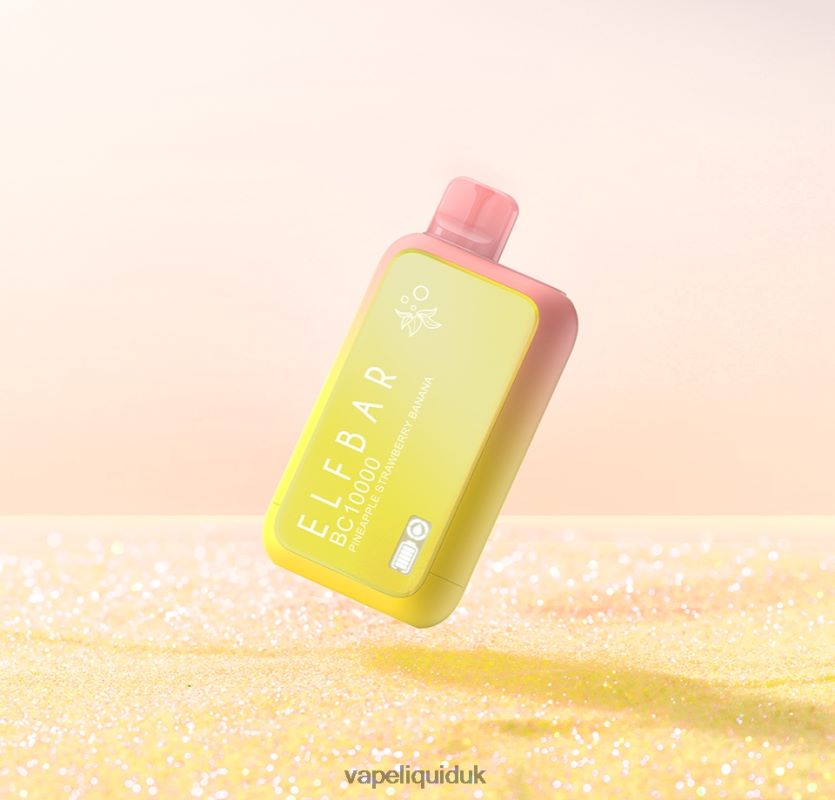 Vape UK - ELFBAR BC10000 Disposable Vape Sunit Edition Pineapple Strawberry Banana 280ZBJ10