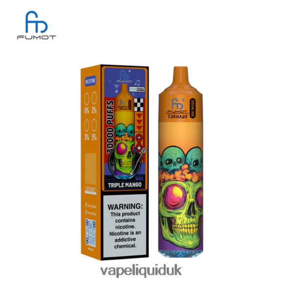Vape UK - Fumot Tornado 30K Music Triple Mango XTTNV229