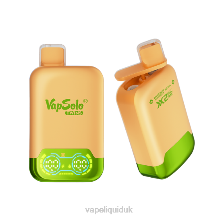 Vape UK - Vapsolo TWINS Disposable Vape Orange Mango Watermelon & Red Bull LJXZ142