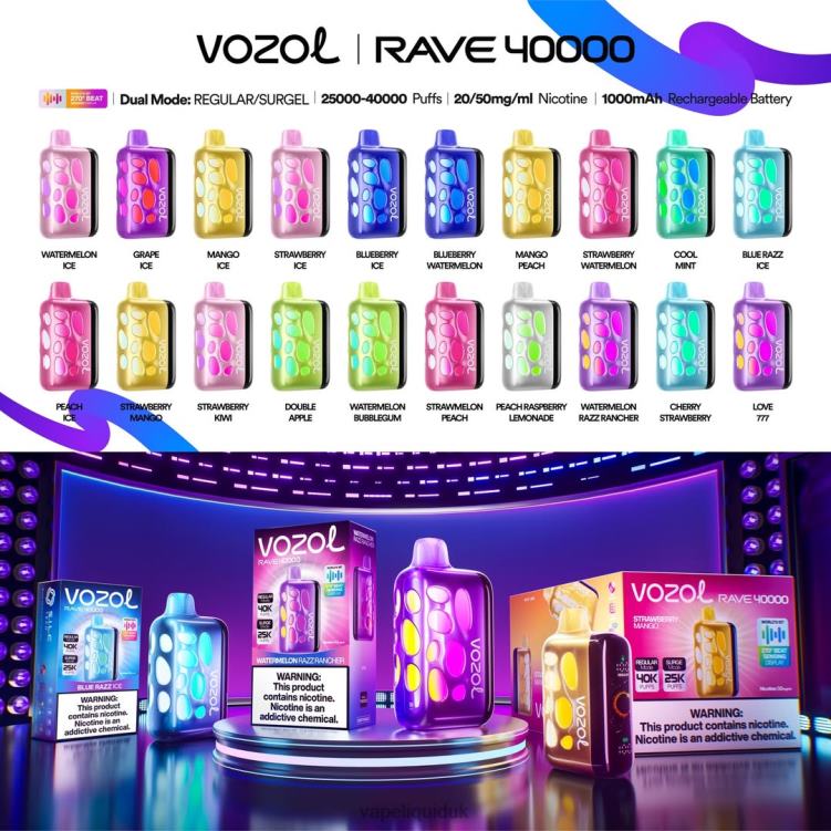 Vozol Rave 40000 NPVH61