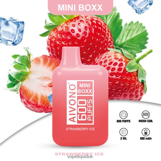 Vape Flavors UK - Aivono AIM MINI BOXX 600 Strawberry Ice 00N8Z2236